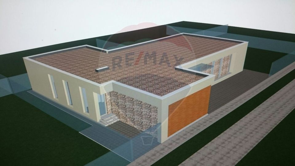 Teren 805 m², front stradal 40 ml, fundație existentă