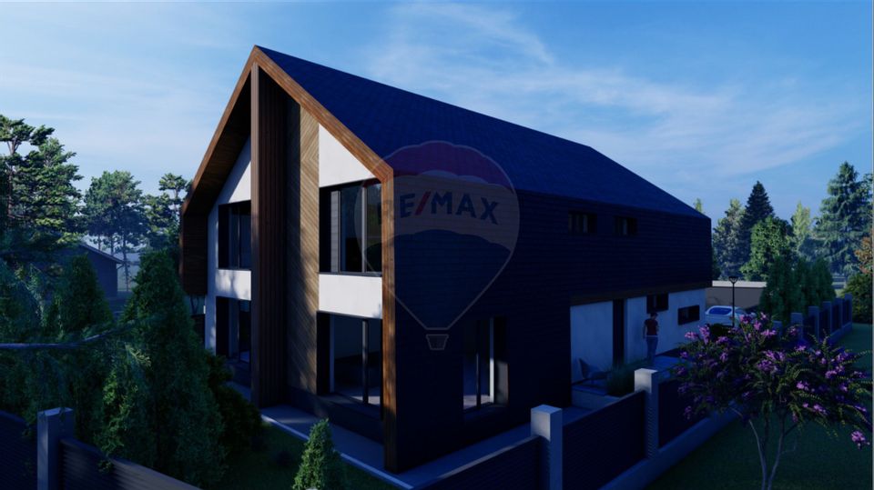 Casă / Vilă tip duplex NZEB, Eficiență energetică și confort, Bunloc
