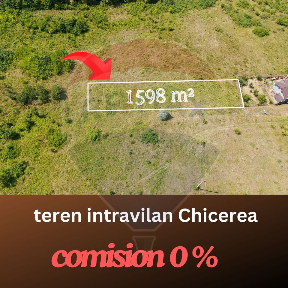 Teren 1,598mp Chicerea / Strada CUIBULUI