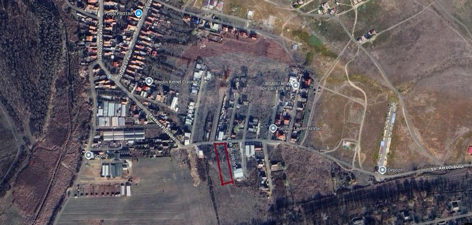 Teren Intravilan Craiova 2500 mp Strada Popoveni