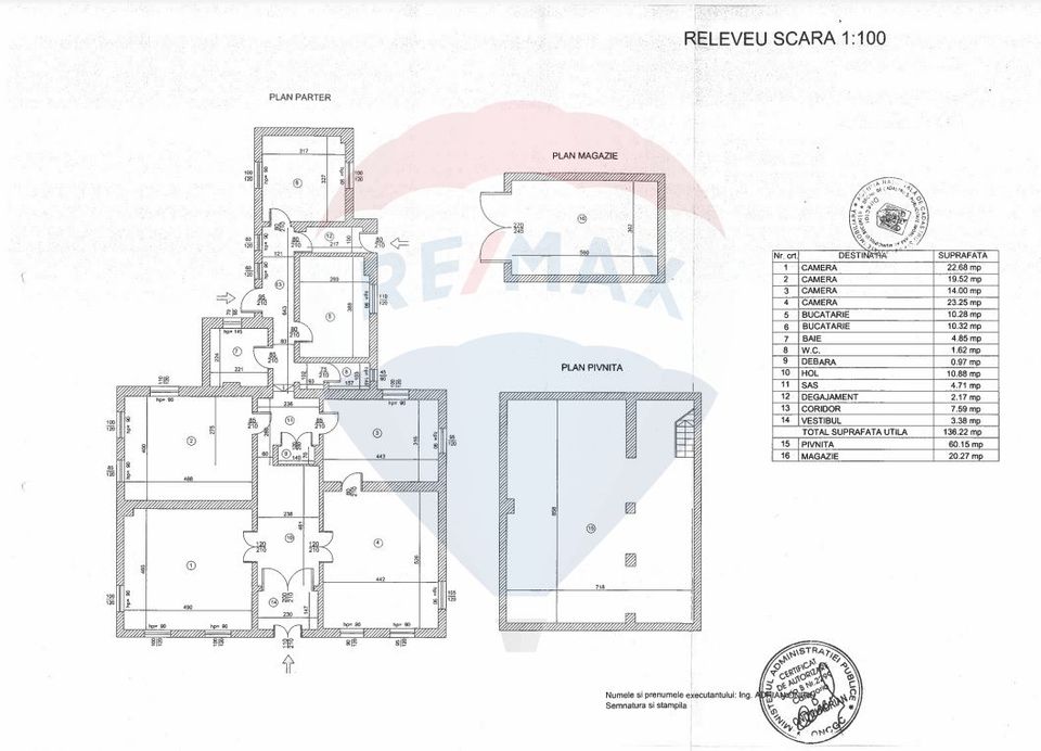 Casă / Vilă, 4 camere de vânzare în zona Armeneasca