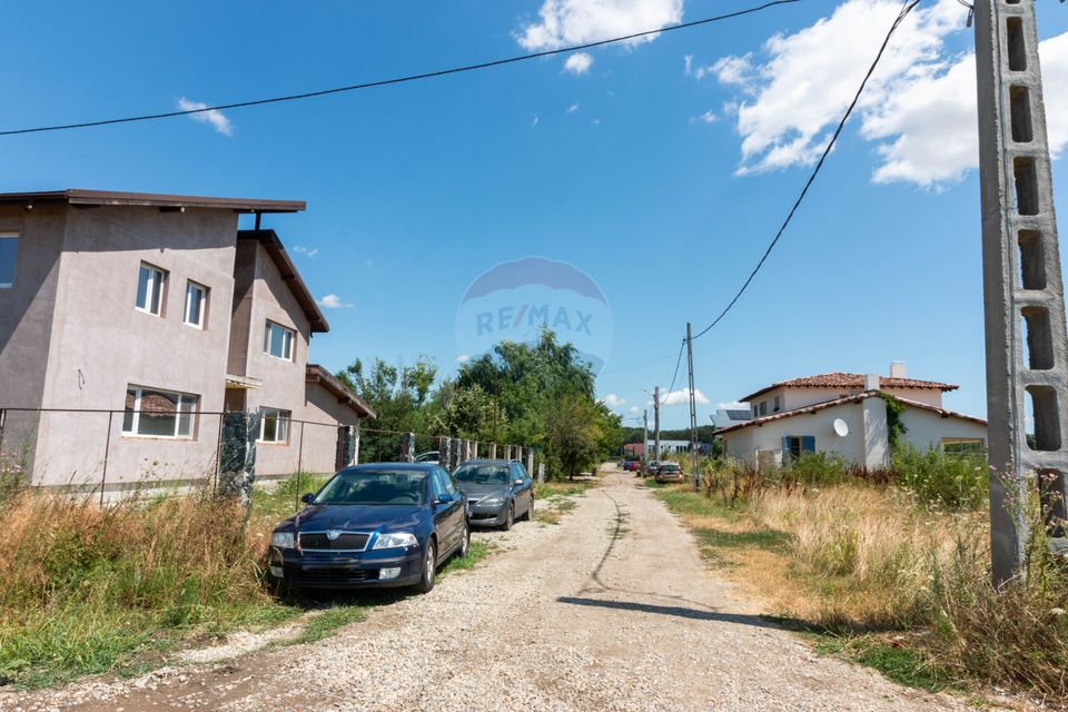 Vanzare teren casa Corbeanca Petresti Parc 414mp certificat urbanism