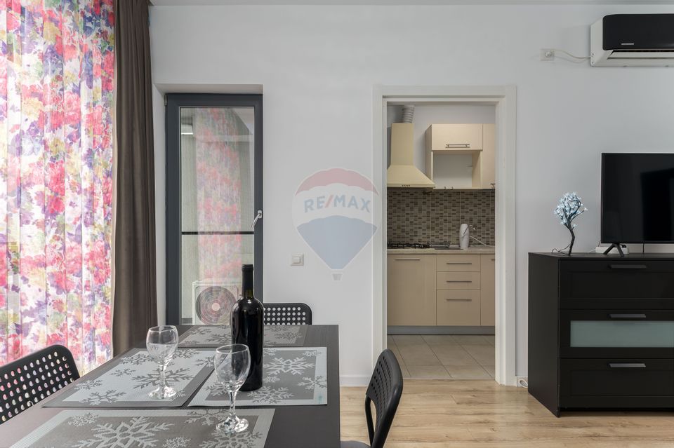 2 camere Città Nusco, Mobilat, utilat, terasă+balcon, centrală proprie