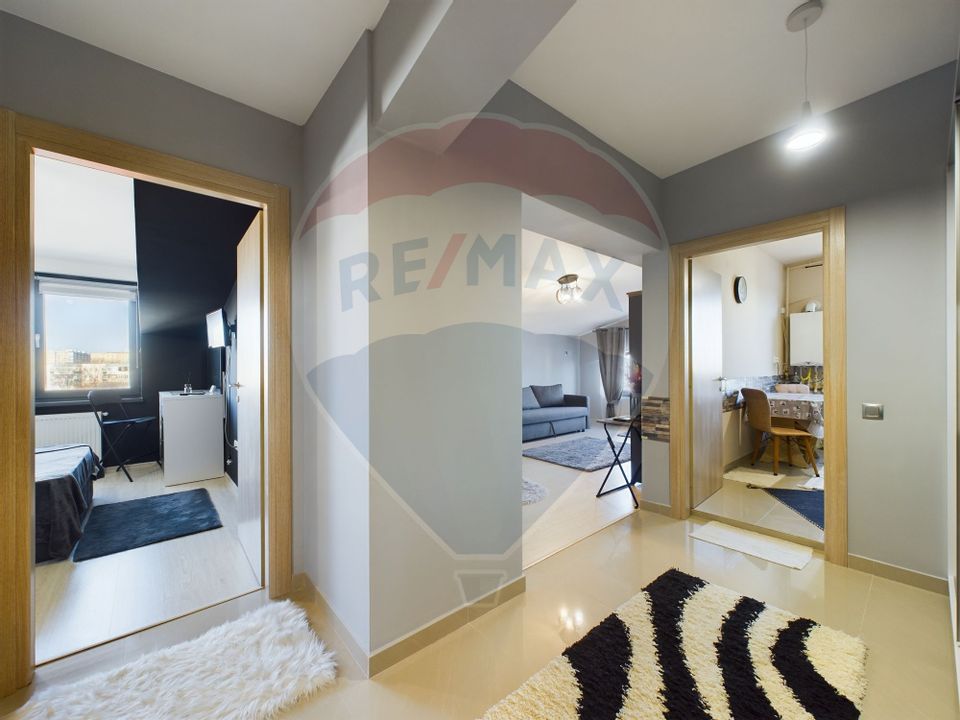 2-room apartment, spacious, at Gorjului Square