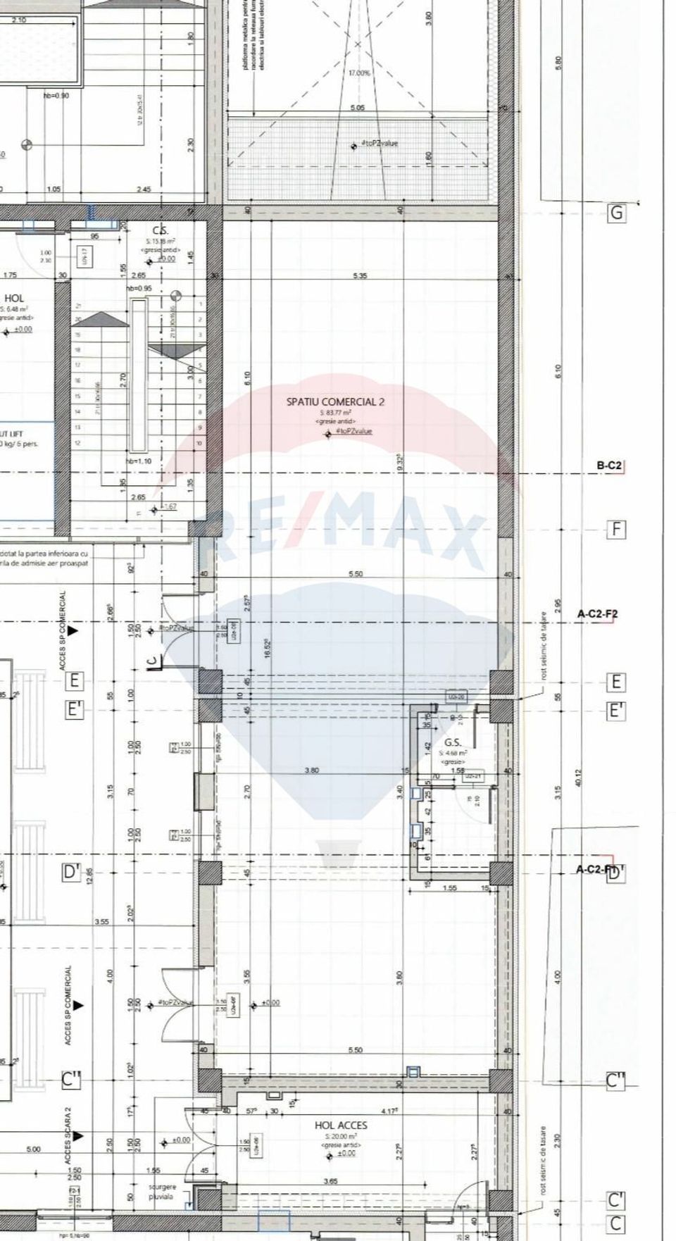 88.45sq.m Commercial Space for rent, Ultracentral area