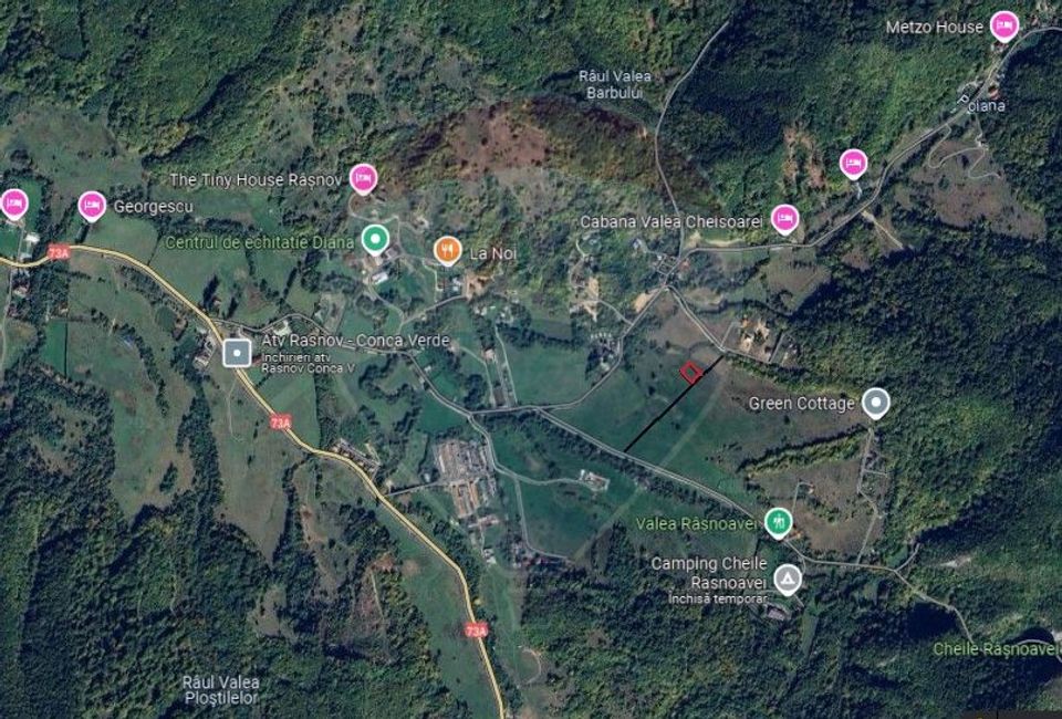 Land 654sqm Rasnov / Strada Cheile Rasnoavei