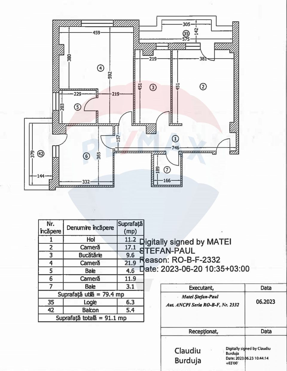 3 room Apartment for sale, Nord area