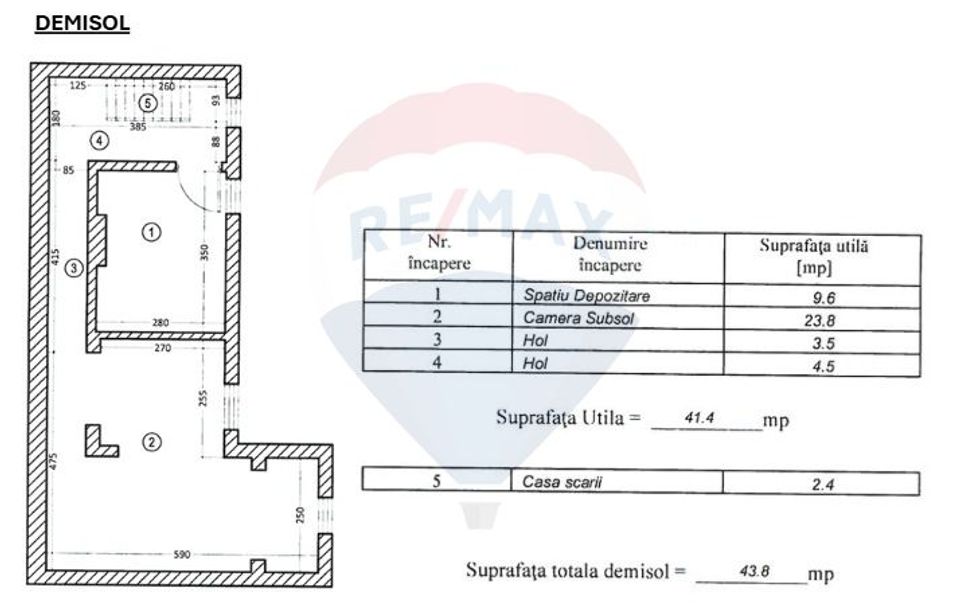 323.2sq.m Office Space for rent, Eminescu area
