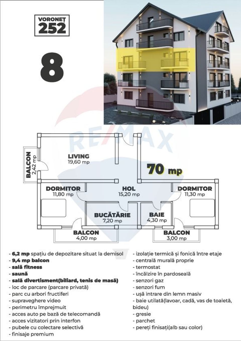 Apartamente LUX de vânzare Voronet 252 - Gura Humorului - Bucovina