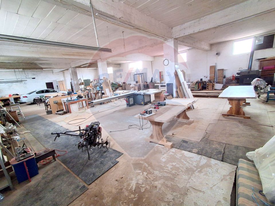 Hală producție depozitare spațiu rezidențial | Teren 4586 mp