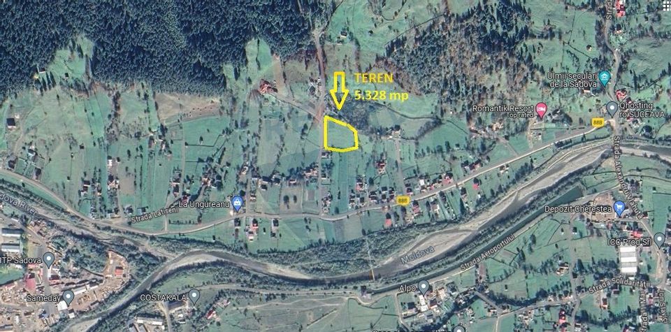 Land 5,328sqm Sadova / Strada Latiseni