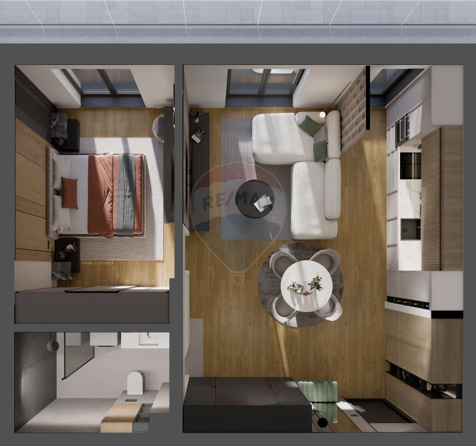 Apartament cu 3 camere de vânzare