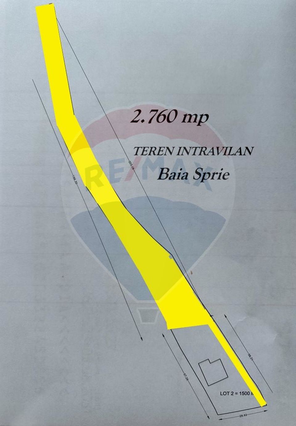 Teren 2,760mp Baia Sprie / Strada Microraion Vest