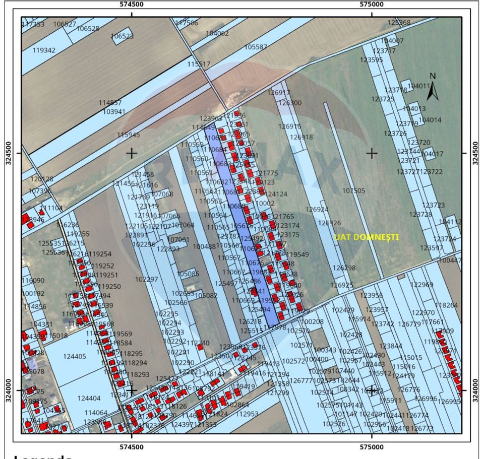 De vânzare Teren Domnesti / Strada Lalelelor