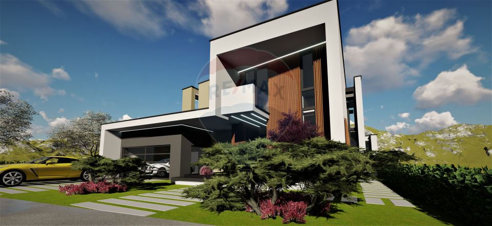 Vilă cu 3 camere, la roșu | Proiect modern – Poiana Craitelor