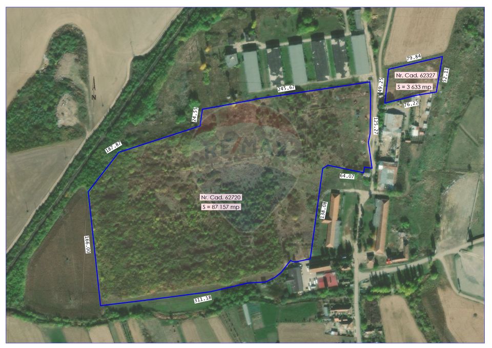 For sale, Industrial land, 9 ha, Mădăras