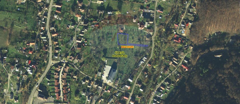 Teren intravilan 1,438mp Baia Mare / Strada Arinului Ferneziu