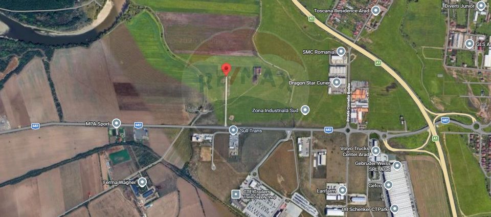 Land 10,000sqm Arad / Soseaua Zona industriala sud