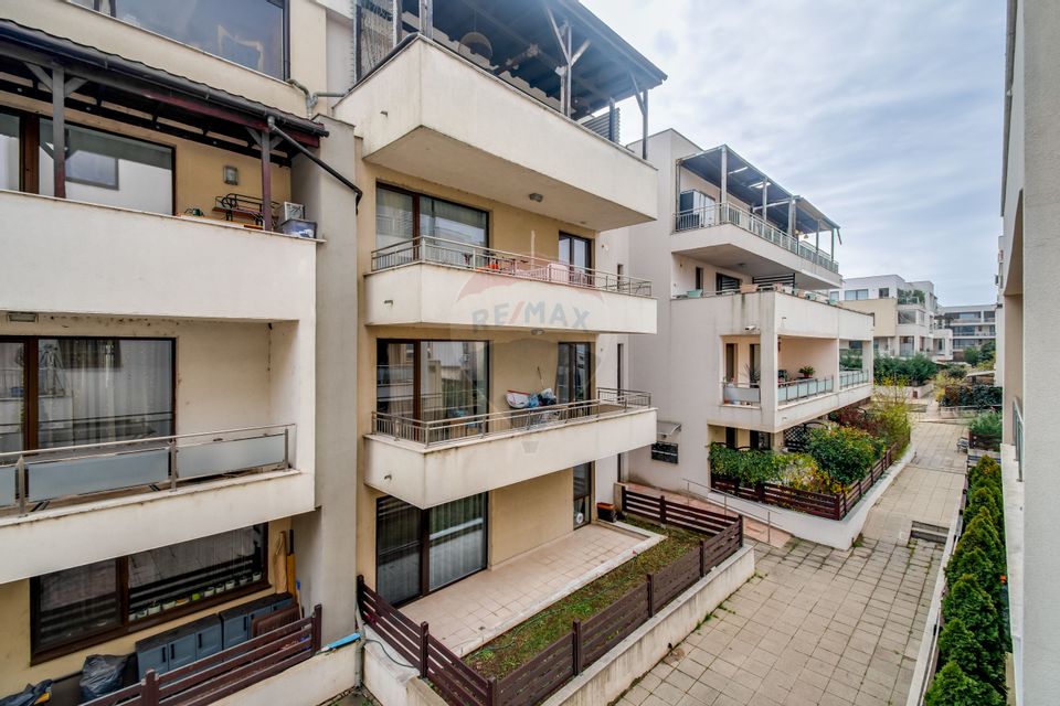 Apartament 3 camere, de vanzare, Perla Residence, Pipera, etaj 1