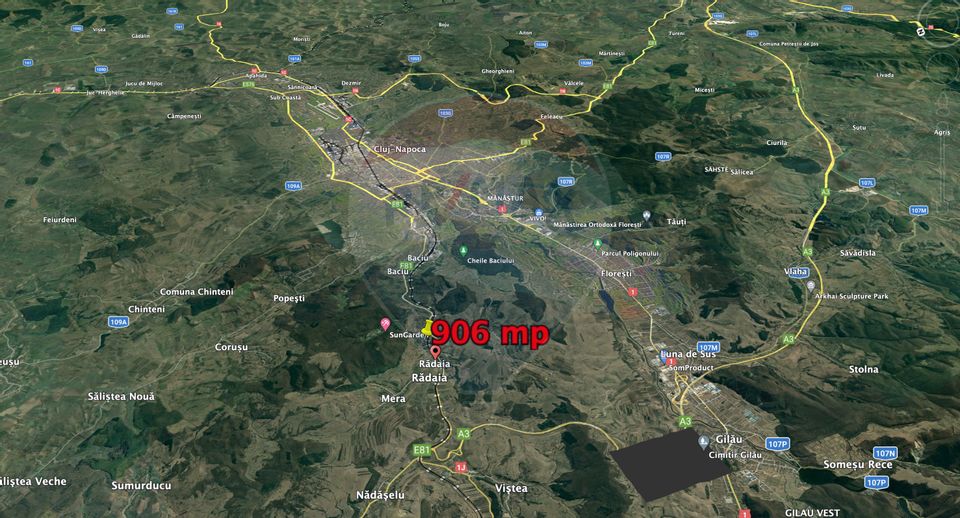 Land 906sqm Baciu / None