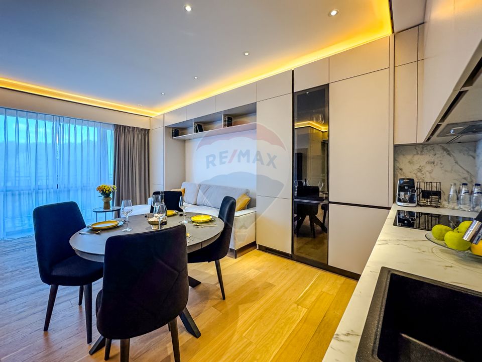 Apartament amenajat utilat I 2 camere & terasă în Park Line - Pipera