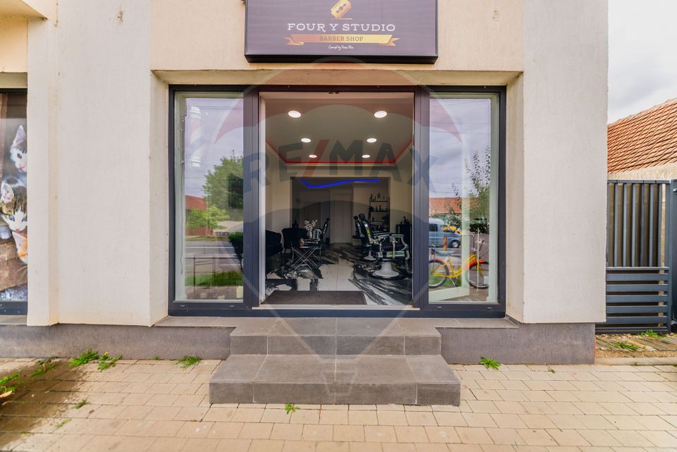 Spațiu barber shop complet echipat de închiriat – Micalaca