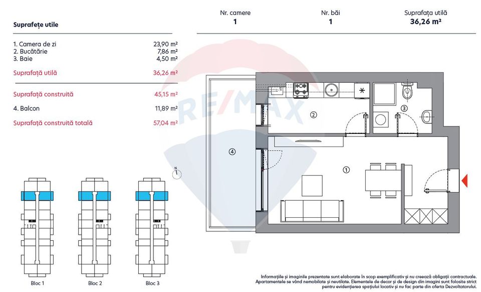 1 room Apartment for sale, Theodor Pallady area