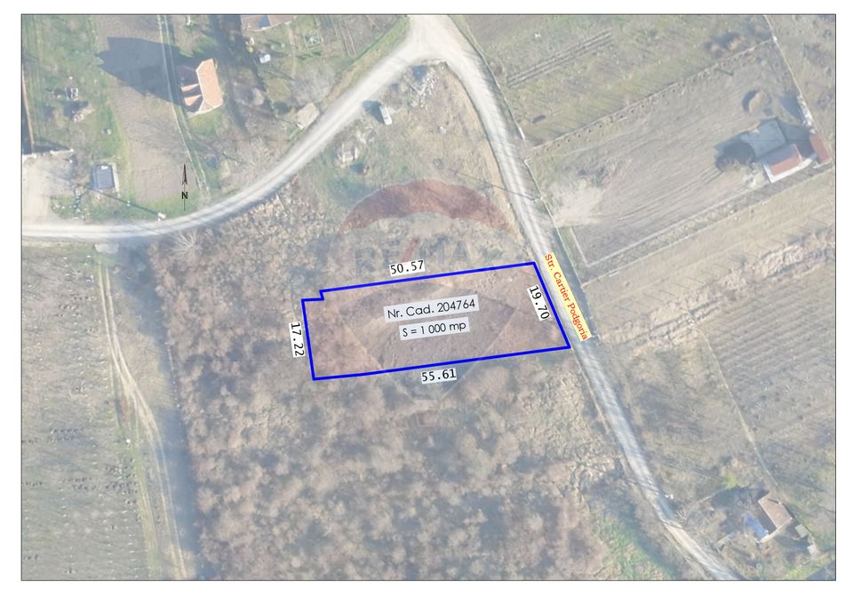 De vânzare Teren 1,000 mp intravilan Oradea/Podgoria