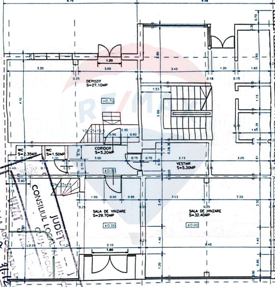 239sq.m Commercial Space for rent, Marasti area