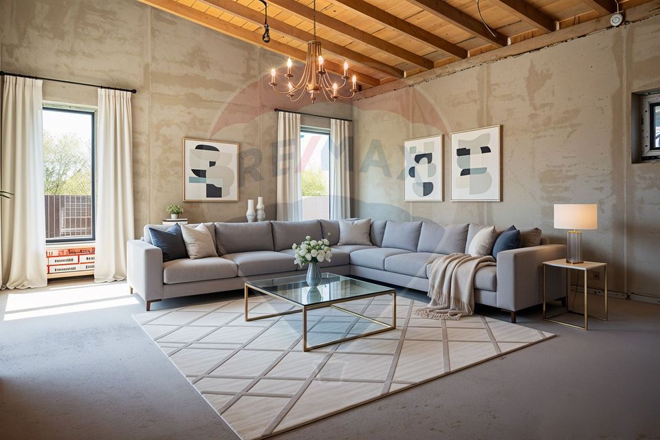 Casă cu 4 camere de vânzare, 130mp utili, teren 600mp in Harman