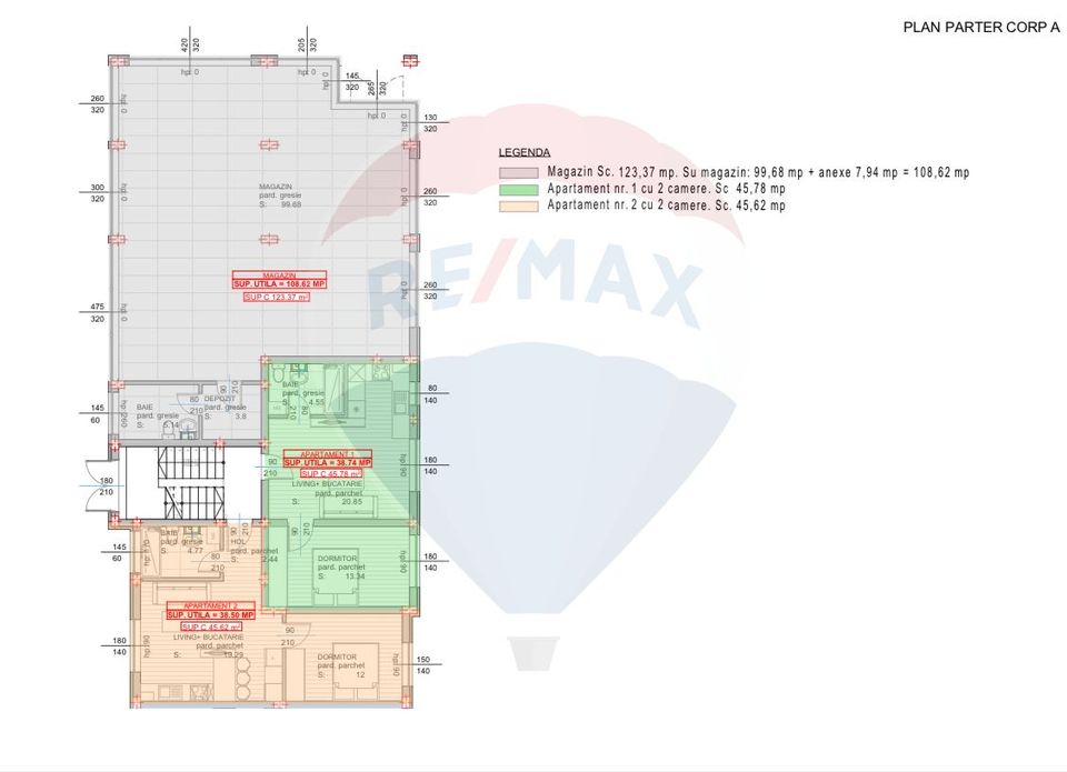 Apartament cu 2 camere de vânzare bloc NOU centrul vechi