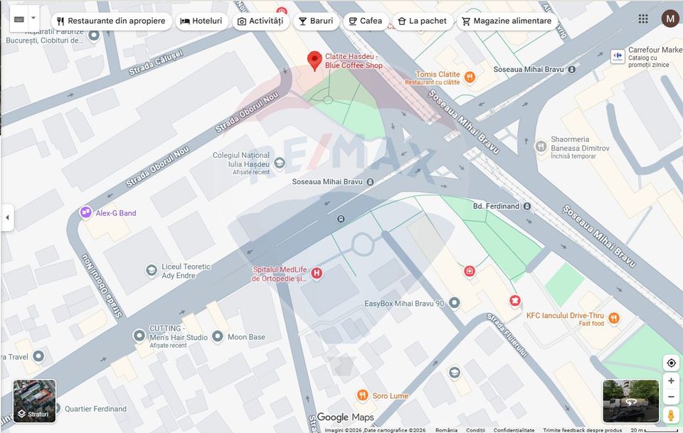 Spațiu comercial de 16mp de închiriat zona Mihai Bravu