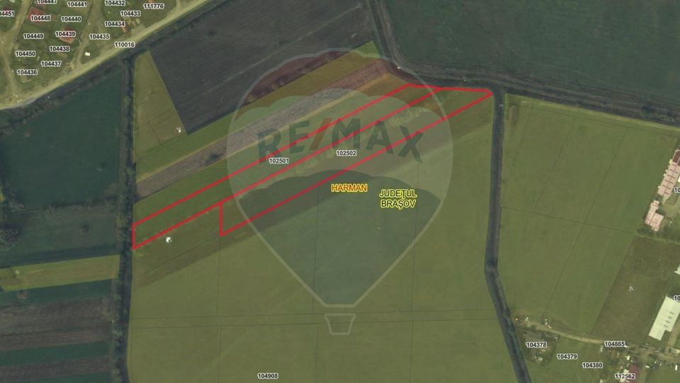 Teren extravilan cu potențial ridicat | Hărman, zonă de case