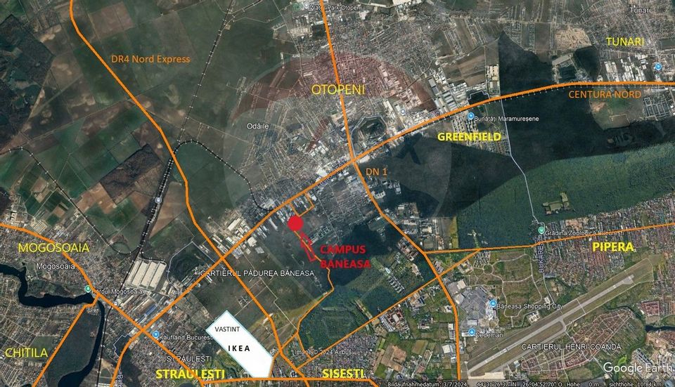 For Sale Educational Campus Baneasa, 12000sqm Land-School-Kindergarden