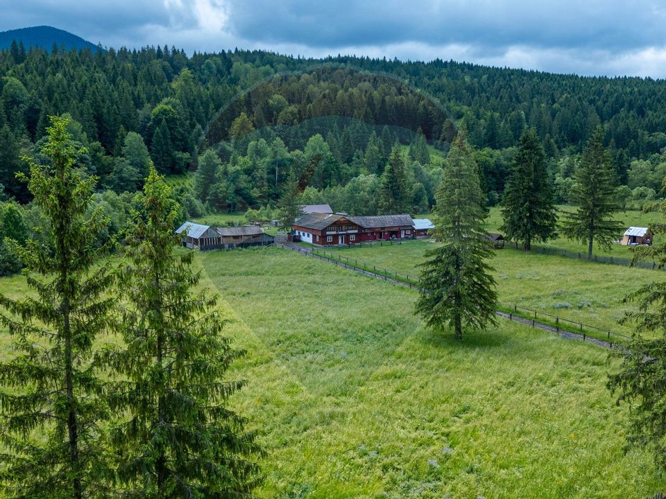 Fermă de vânzare, teren 21436 mp intravilan, Coșnea, Agăș