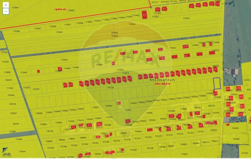 6 loturi Tarlungeni - cartier Izvor, la strada asfaltata, utilitati