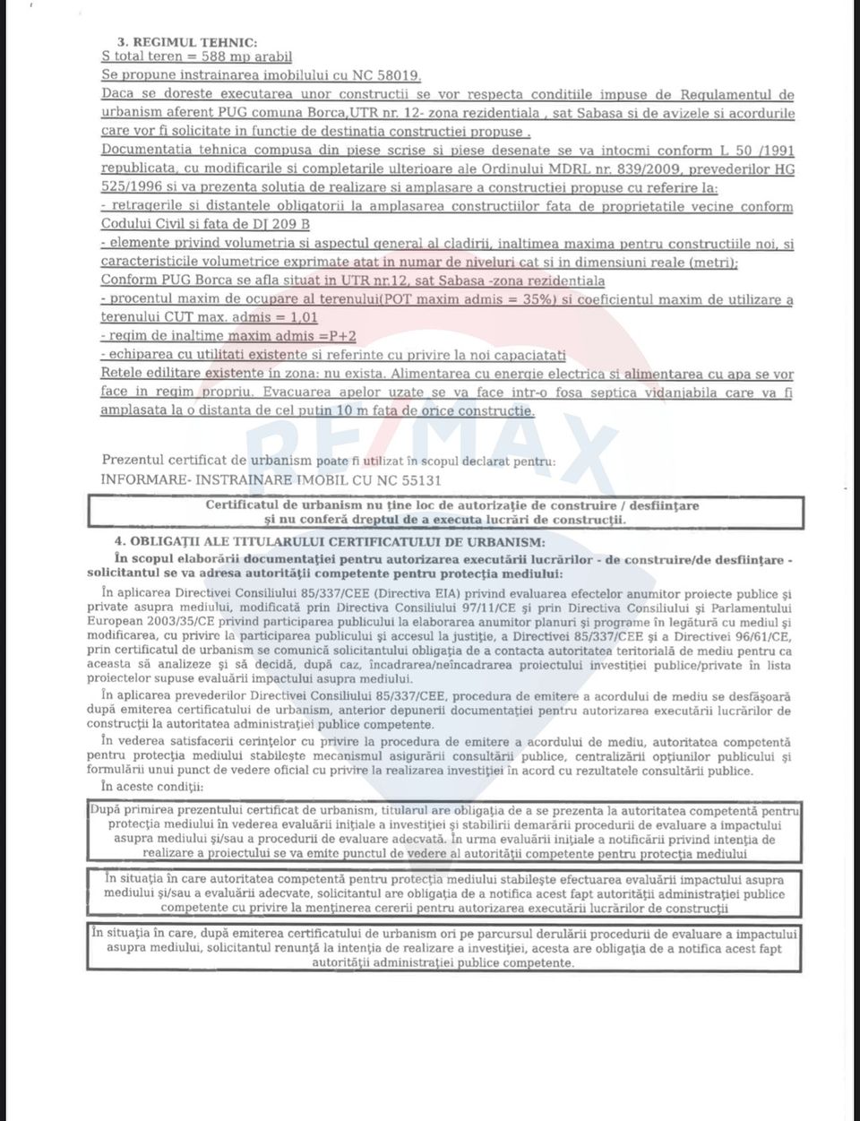 Land 49,000sqm Borca / Strada Vitoria lipan