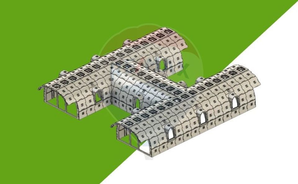 Case modulare din polistiren