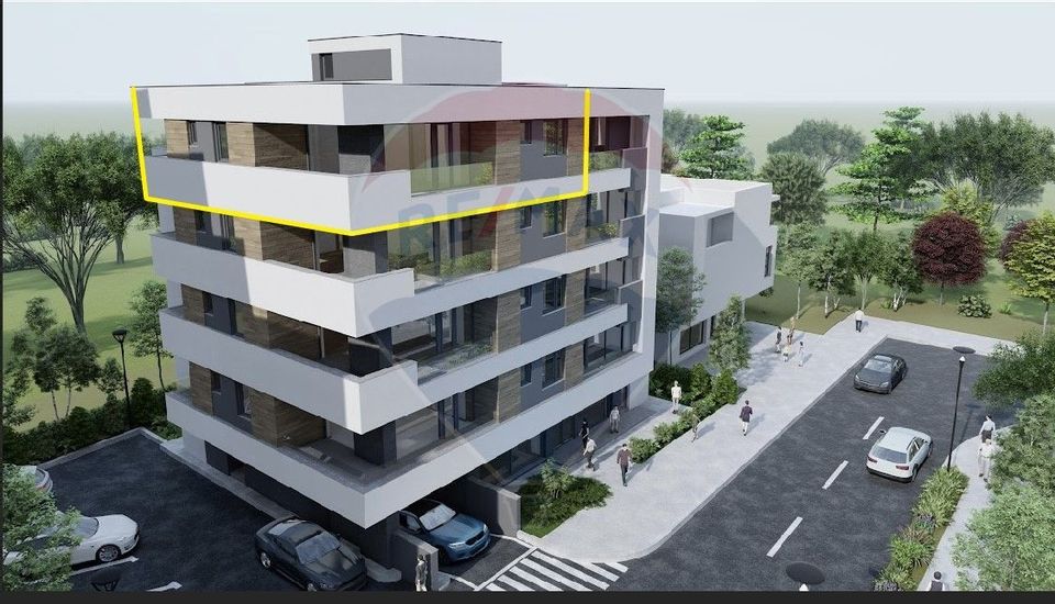 Apartament 3 camere tip penthouse