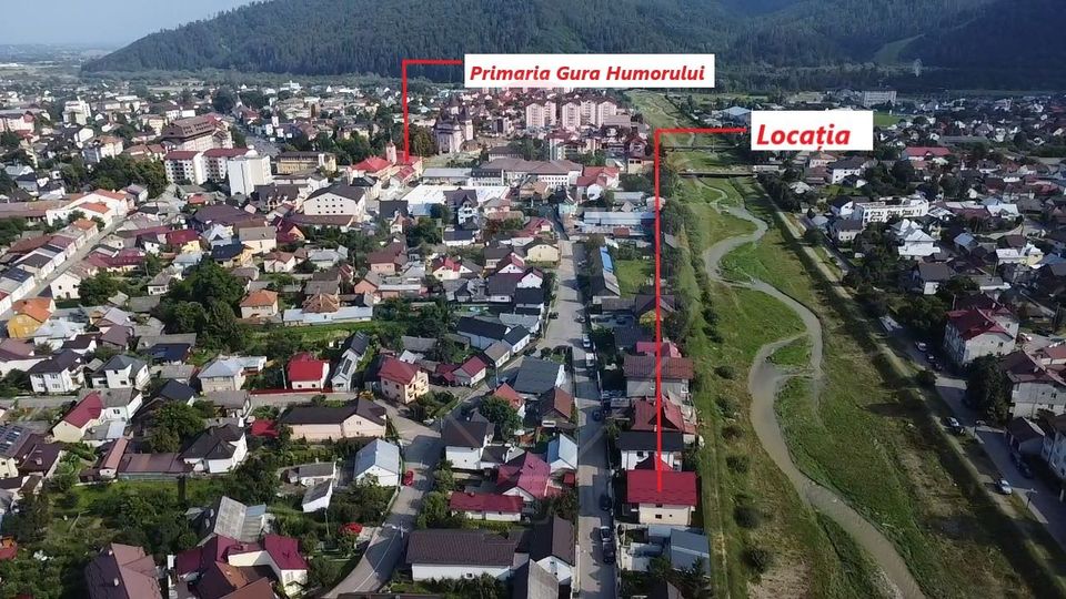 Casă / Vilă cu 5 camere de vânzare în zona Central Gura Humorului