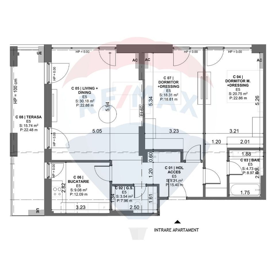 Vanzare  APARTAMENT CU 3 CAMERE -DEZVOLTATOR