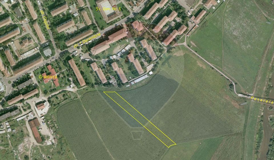 Teren 4,100mp Medias / Strada 1 Decembrie