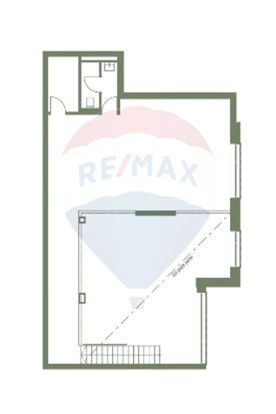 163.3sq.m Commercial Space for rent, Gara area