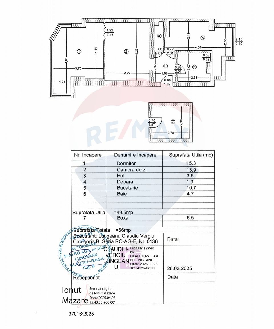 2 room apartment | Calea Călărașilor | 56 sqm | 1997 | 4/5 | Speaker