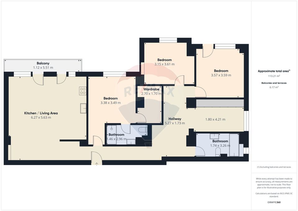 Apartament lux 4 camere, 116 mp, mobilat, utilat, 3 locuri parcare