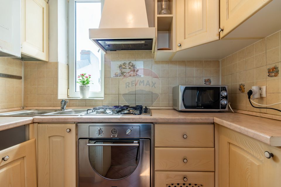 3-room apartment and open-space attic Amzei | English