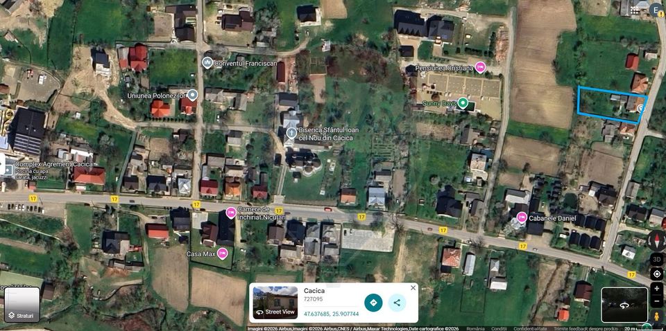 Casă / Vilă cu 3 camere de vânzare-Cacica-Suceava