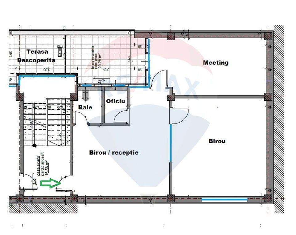 112sq.m Office Space for rent, Central area