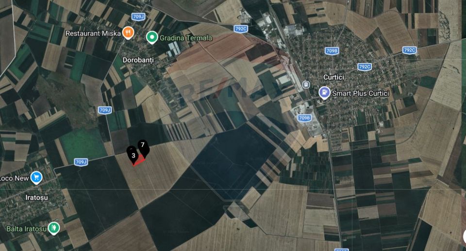 Teren extravilan 46,300mp Curtici