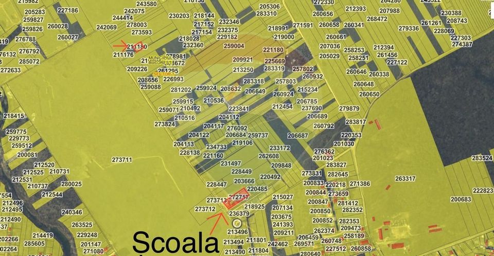 DE VANZARE Teren 600mp Drumul Piscul Mosului SISESTI
